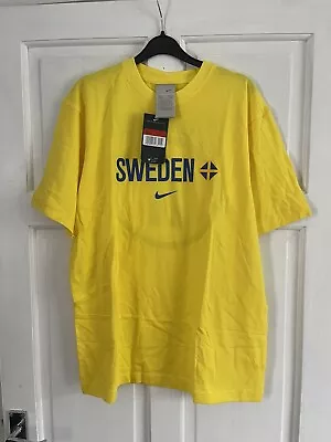 Buy Sweden Vintage Nike Total 90 Zlatan Ibrahimovic Soccer T Shirt Large BNWT • 42£