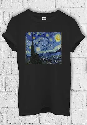Buy Starry Night Vincent Van Gogh T Shirt Men Women Hoodie Sweatshirt Unisex  1714 • 11.95£