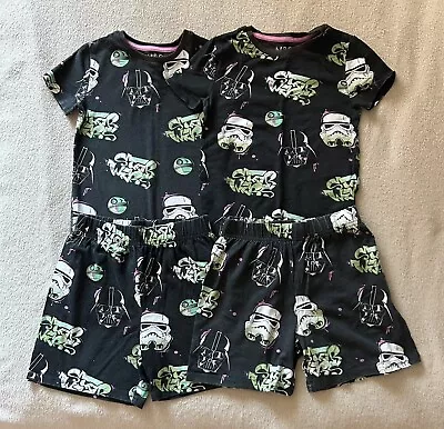 Buy M&S Star Wars Short Pjamas, Black, Two Sets, Size 5-6 Years • 5.99£