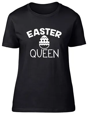 Buy Easter Queen Fitted Womens Ladies T Shirt • 8.99£