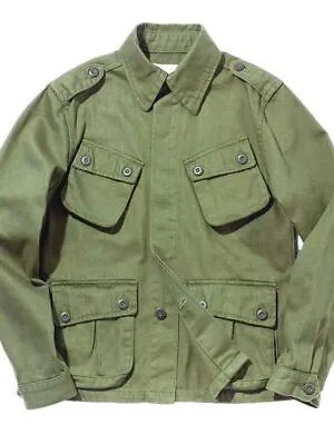 Buy Jungle Jacket Military Paratrooper Cargo Coat Men's Multi Pocket Casual Tops New • 28.79£
