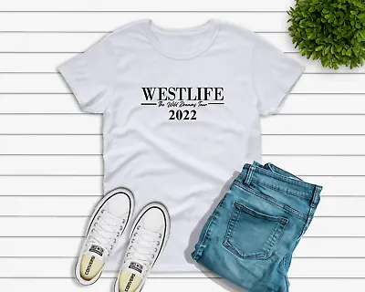 Buy Westlife - Wild Dreams Tour - 2022 - T-shirt -UK Seller - Shane - Kian -logo  • 18.19£