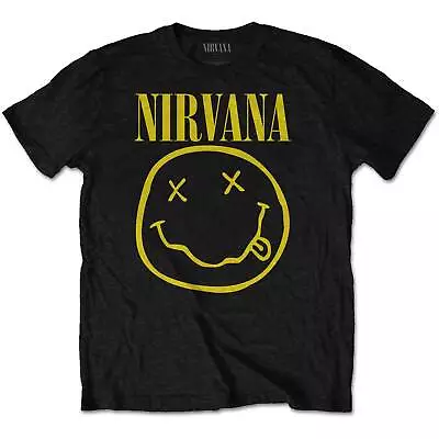 Buy Nirvana Kids T-Shirt: Yellow Smiley OFFICIAL NEW  • 15.90£