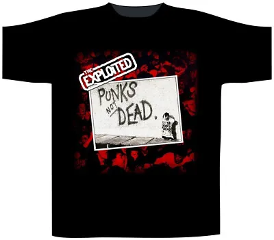 Buy Exploited (The) - Punks Not Dead Graffiti T Shirt • 15.99£