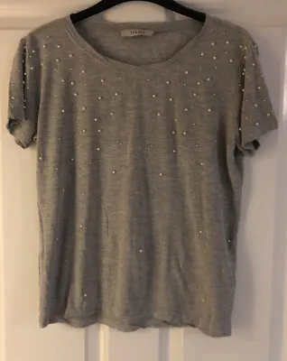 Buy Really Pretty Pearl/beaded OASIS T-Shirt - Size S - Excellent Condition • 6£