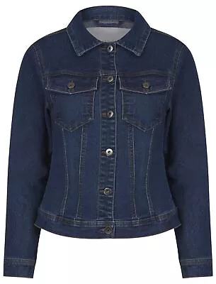 Buy Womens Ladies Stretch Denim Jacket Soft Cotton Summer Bright Colour Fashion Coat • 29.95£