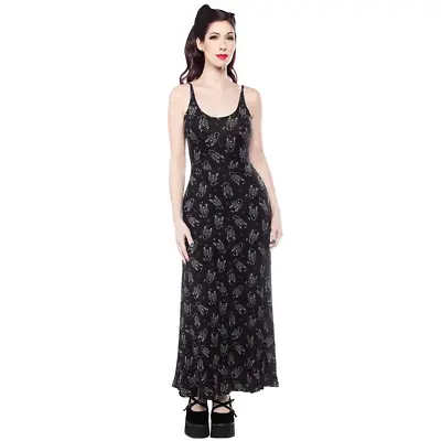 Buy Sourpuss Scorpion Maxi Dress Womens Alternative Clothing • 53.69£