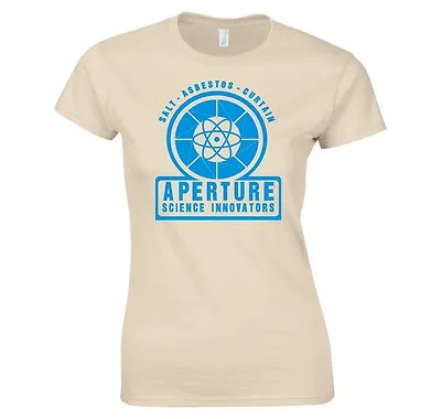 Buy Portal  Aperture Science Innovators  Ladies T-shirt New • 12.99£