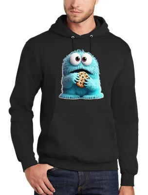 Buy NEW Art Society BABY COOKIE MONSTER TOON BLACK Hoodie SMALL-3XLARGE LIMITED • 82.70£