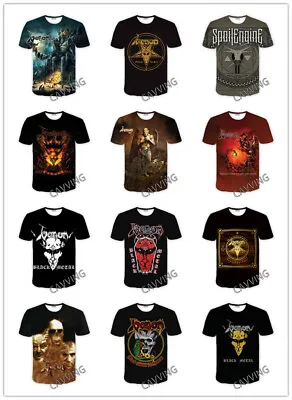 Buy Venom Rock Band 3D Print Fashion Casual Short Sleeves T-shirts For Women/men • 13.19£