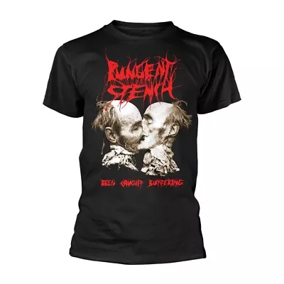 Buy PUNGENT STENCH - BEEN CAUGHT BUTTERING BLACK T-Shirt, Front & Back Print Small • 20.09£