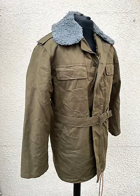 Buy Vintage Czech Military Ozkn Presov Cold Weather Lined Field Coat-42  Large • 29.95£