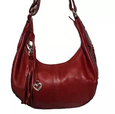 Buy Brighton Red Ivanka Masterpiece Collection Shoulder Handbag Purse Excelent Cond • 165.37£