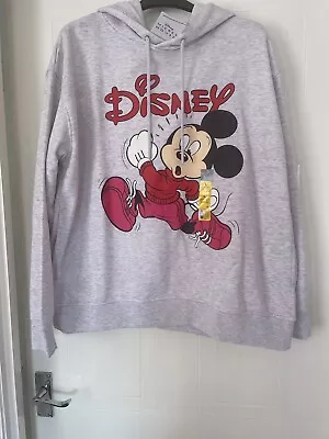 Buy NEW DISNEY, Minnie Mouse Hoodie Sweatshirt/Jumper Ladies Primark, Large, 14-16 • 14.99£