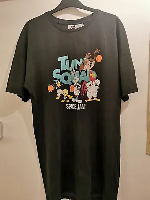 Buy Space Jam T Shirt Mens Size Small (Oversized) Bugs Bunny Daffy Duck Tweety Pie • 10£
