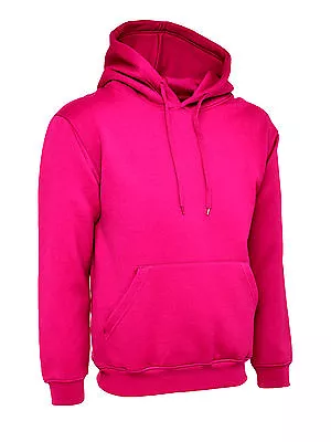 Buy Men's Plain Hoodie Size XS To 6XL Regular Fit Hooded Sweatshirt Premium 300gsm • 16.95£
