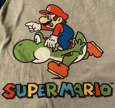 Buy Old Navy Collectabilitees Super Mario & Yoshi T-shirt Unisex Kids Size M Medium • 9.46£