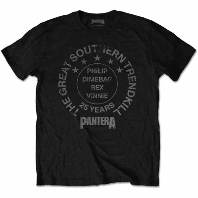 Buy Pantera 25 Years Trendkill Black T-Shirt NEW OFFICIAL • 14.89£