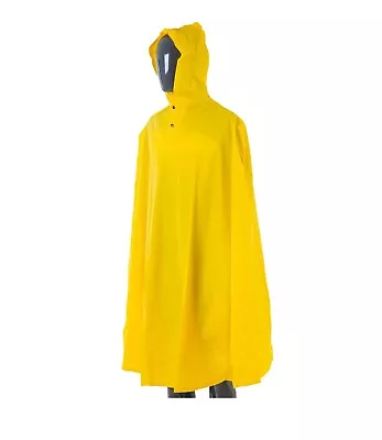 Buy ETC Adult Rain Cycle Cape With Hood One Size Unisex Lightweight Visible • 5.50£