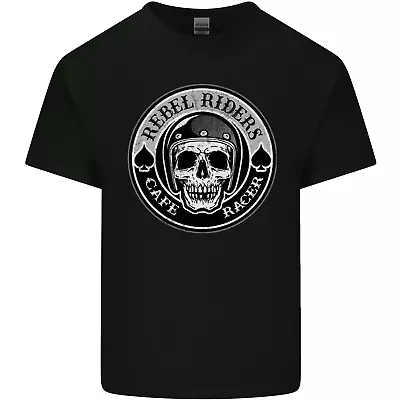 Buy Rebel Cafe Racer Biker Motorbike Motorcycle Mens Cotton T-Shirt Tee Top • 8.75£