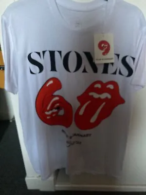Buy  The Rolling Stones Limited Edition 60 No9 Carnaby Street Logo T-Shirt • 25£
