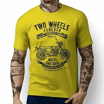 Buy JL Soul Illustration For A Moto Guzzi V7II Stornello Motorbike Fan T-shirt • 19.99£