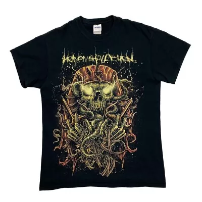 Buy HEAVEN SHALL BURN Graphic Spellout Melodic Death Heavy Metal Band T-Shirt Medium • 16£