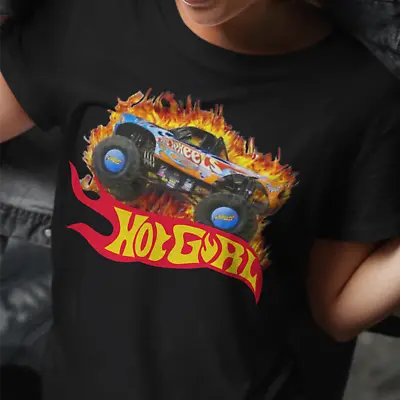 Buy Hot Girl T-shirt - Funky Hot Wheels Top- Quirky Design - Sam Day Free Dispatch • 11.95£
