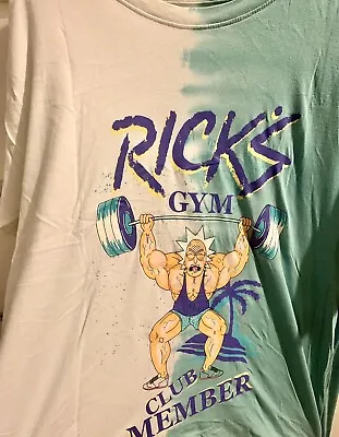 Buy Rick And Morty Tee T Shirt Adult Swim Mens Size Large Graphic Print Ricks Gym • 6£