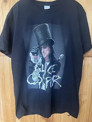 Buy Alice Cooper 2019 Ol Black Eyes Is Back Tour Shirt Pretties For You Schools Out • 30£