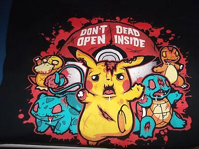 Buy Dead Inside T Shirt Pikachu Used • 20£
