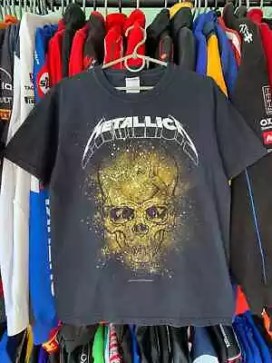 Buy Vintage 2011 Metallica Skull Tour Rock Band Tee T Shirt Men's Size S • 29.99£