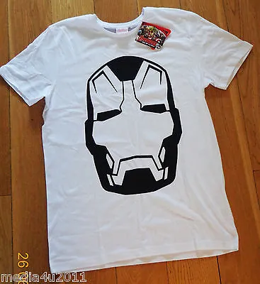 Buy Marvel Avengers Age Of Ultron Monochrome T Shirt Medium Bnwt • 8.99£