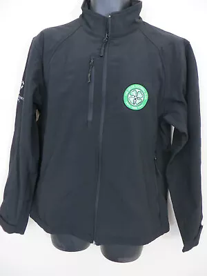 Buy Celtic Champions League Football Jacket Track Top Coat UEFA Black Mens Medium M • 28.95£
