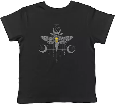 Buy Skull Moth Childrens Kids T-Shirt Boys Girls • 5.99£