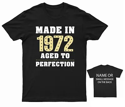 Buy Made In 1972 Aged To Perfection T-shirt • 13.95£