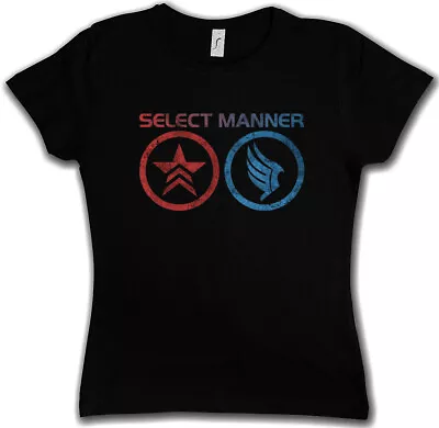 Buy SELECT MANNER WOMAN T-SHIRT Jack Commander Mass Good Effect Normandy Sheppard • 21.54£