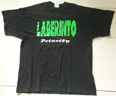 Buy LABERINTO Priority 1996 Vintage T Shirt XL Brazil Metal Metalatino Sepultura LP • 59.88£
