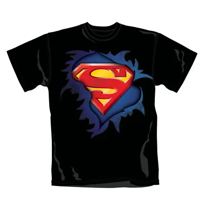 Buy SUPERMAN  Torn Logo  Official Men's T-Shirt (S) • 7.95£