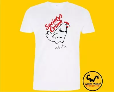 Buy Chicken Tshirt Tee T-shirt Society's Crime Withnail And I Funny Film UK Cult • 29.99£