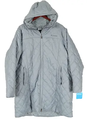 Buy Columbia $190 Women's COPPER CREST Long Hooded Fleece Jacket 2X NEW NWT • 72.24£