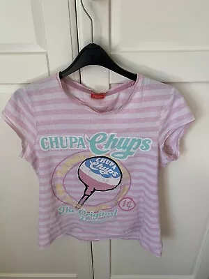 Buy Chupa Chups Tshirt Girls Pink George ASDA 13-14 Years • 2.99£
