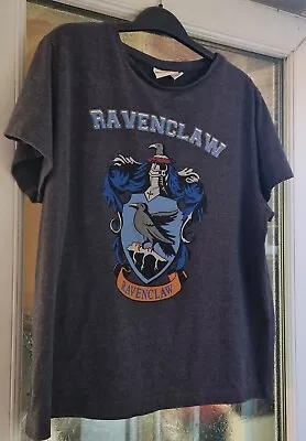 Buy Harry Potter Ravenclaw Graphics Pattern Short Sleeved Cotton T Shirt/Top - 16 • 9.99£