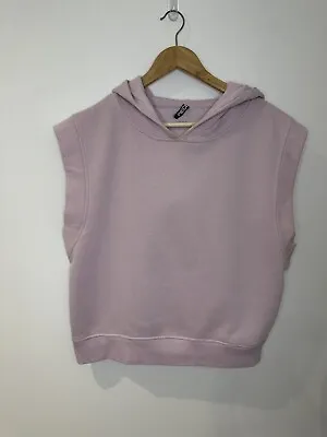 Buy Pieces Lilac Sleeveless Sweatshirt Hoodie Sports Wear Yoga Pilates Size S • 15£