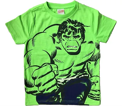 Buy New Boys Marvel Avengers Hulk T-shirt / 12 Months Upto 6-7yrs. • 4.99£