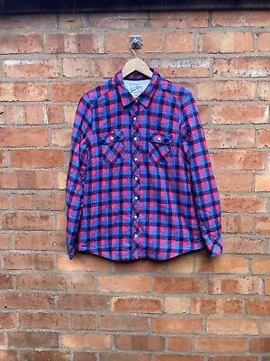 Buy BC Clothing Sherpa Lined Plaid Flannel Shirt Jacket  Size Large • 30£