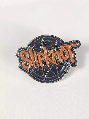 Buy Slipknot Metal Enamel Lapel Pin Black Red Rock Music Promo Merch • 6.32£
