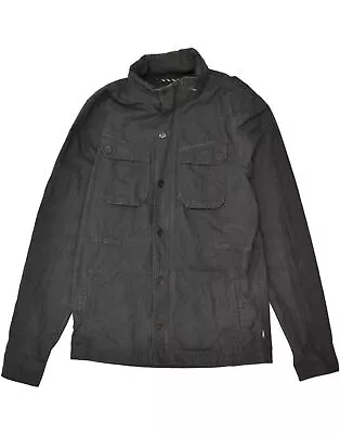 Buy VANS Mens Slim Fit Utility Jacket UK 40 Large Grey Cotton AJ20 • 28.30£