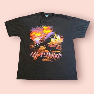 Buy Vintage 1994 Led Zeppelin Graphic Tee Size XL • 100£