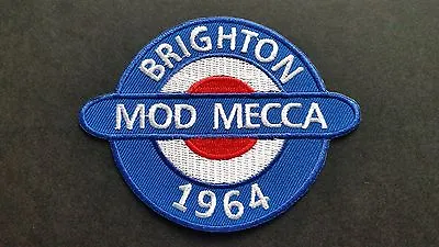 Buy Mod Vespa Sew / Iron On Patch Northern Soul Wigan Casino Scooter Perry Lonsdale • 4.40£